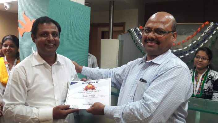 Completion-of-16-years-felicitation-Award