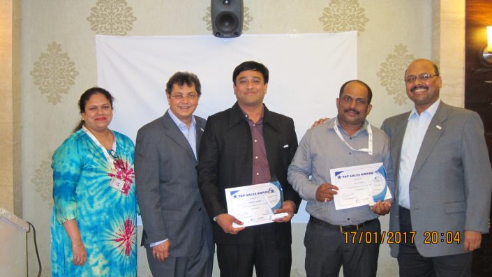 Felicitation Award for Top Sales Performers in year 2016 – 2017