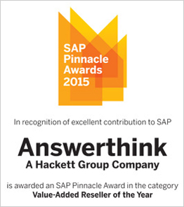 SAP Pinnacle Awards 2015